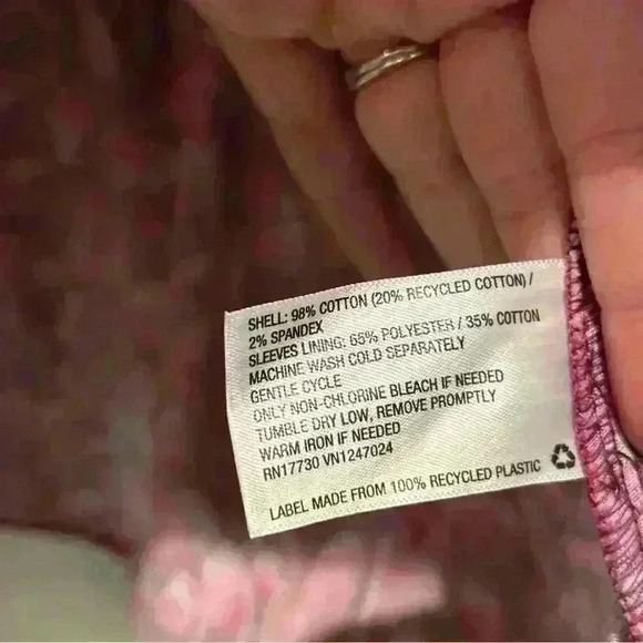 Kika Vargas for Target colorful oversized Floral Scallop open Back Blouse Sz Lg - Picture 6 of 9